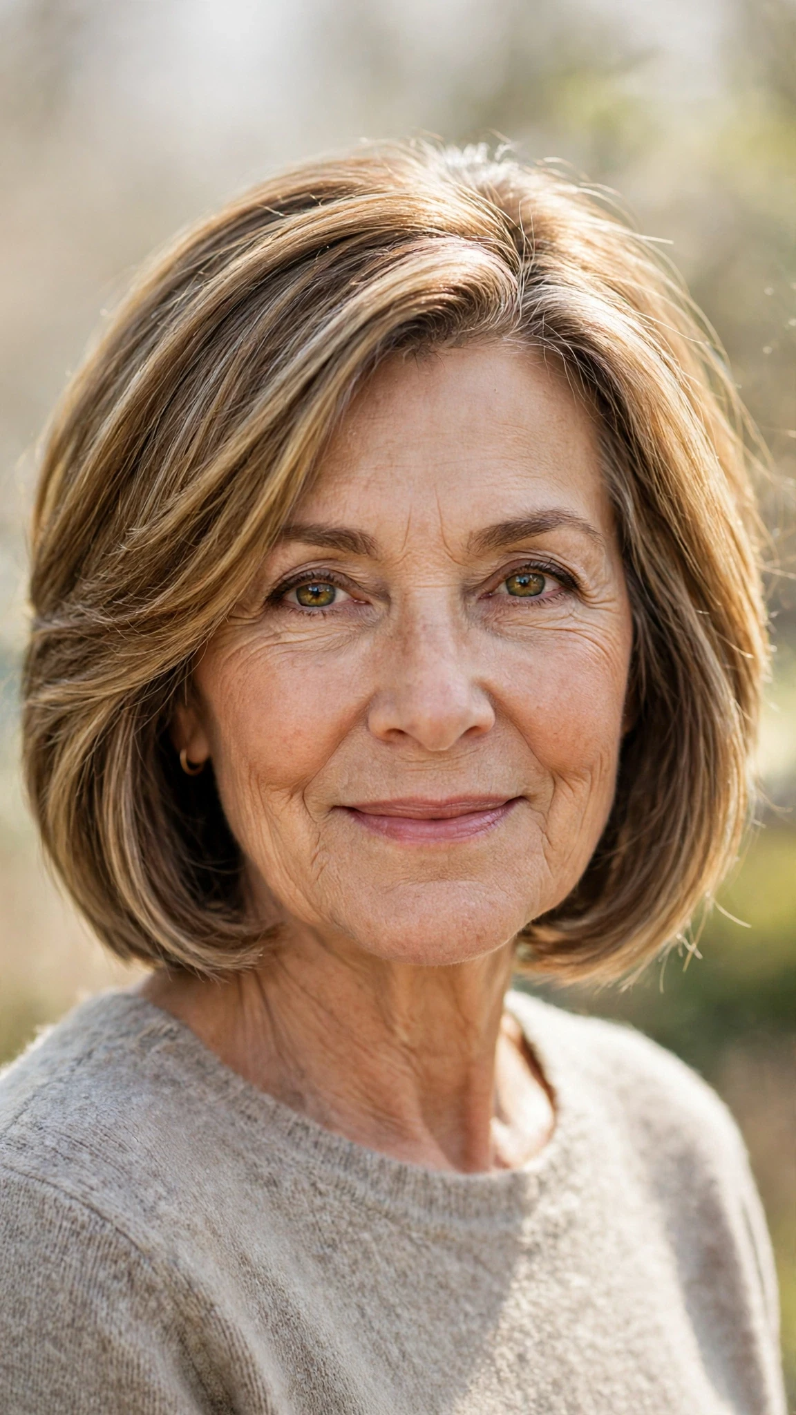 50 Sun kissed highlights for women over 60 with a layered bob and warm tones That Are Chic, Fresh and Flattering 49 Sun Kissed Highlights With A Layered Bob And Warm Tones With Silky Smooth Strands, Feathered Ends And Sunlit Dimension