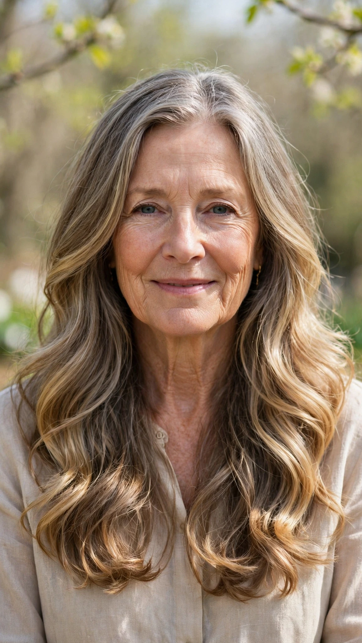 38 Sun kissed highlights for women over 60 with long hair and natural shine That Are Chic, Fresh and Flattering 6 Sun Kissed Highlights With Long Hair And Natural Shine With Soft Waves, Feathered Ends And Soft Golden Pieces