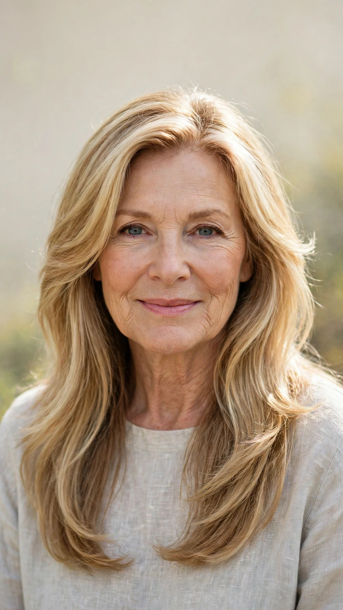 38 Sun kissed highlights for women over 60 with long hair and natural shine That Are Chic, Fresh and Flattering 19 Sun Kissed Highlights With Long Hair And Natural Shine With A Polished Blowout, Wispy Pieces Around The Face And Honey Blonde Shine
