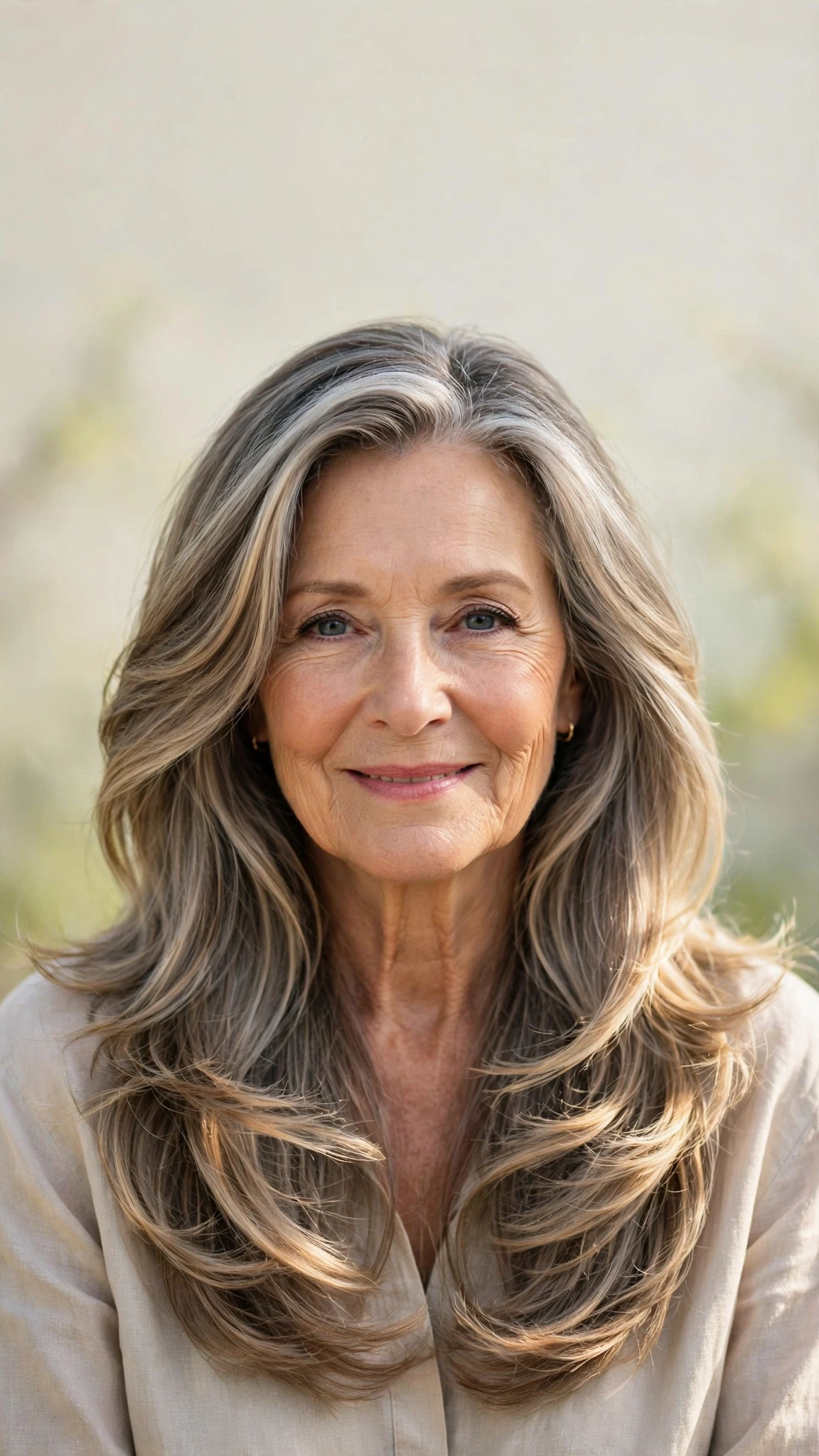 38 Sun kissed highlights for women over 60 with long hair and natural shine That Are Chic, Fresh and Flattering 27 Sun Kissed Highlights With Long Hair And Natural Shine With A Polished Blowout, Subtle Internal Layers And Cool Ash Softness
