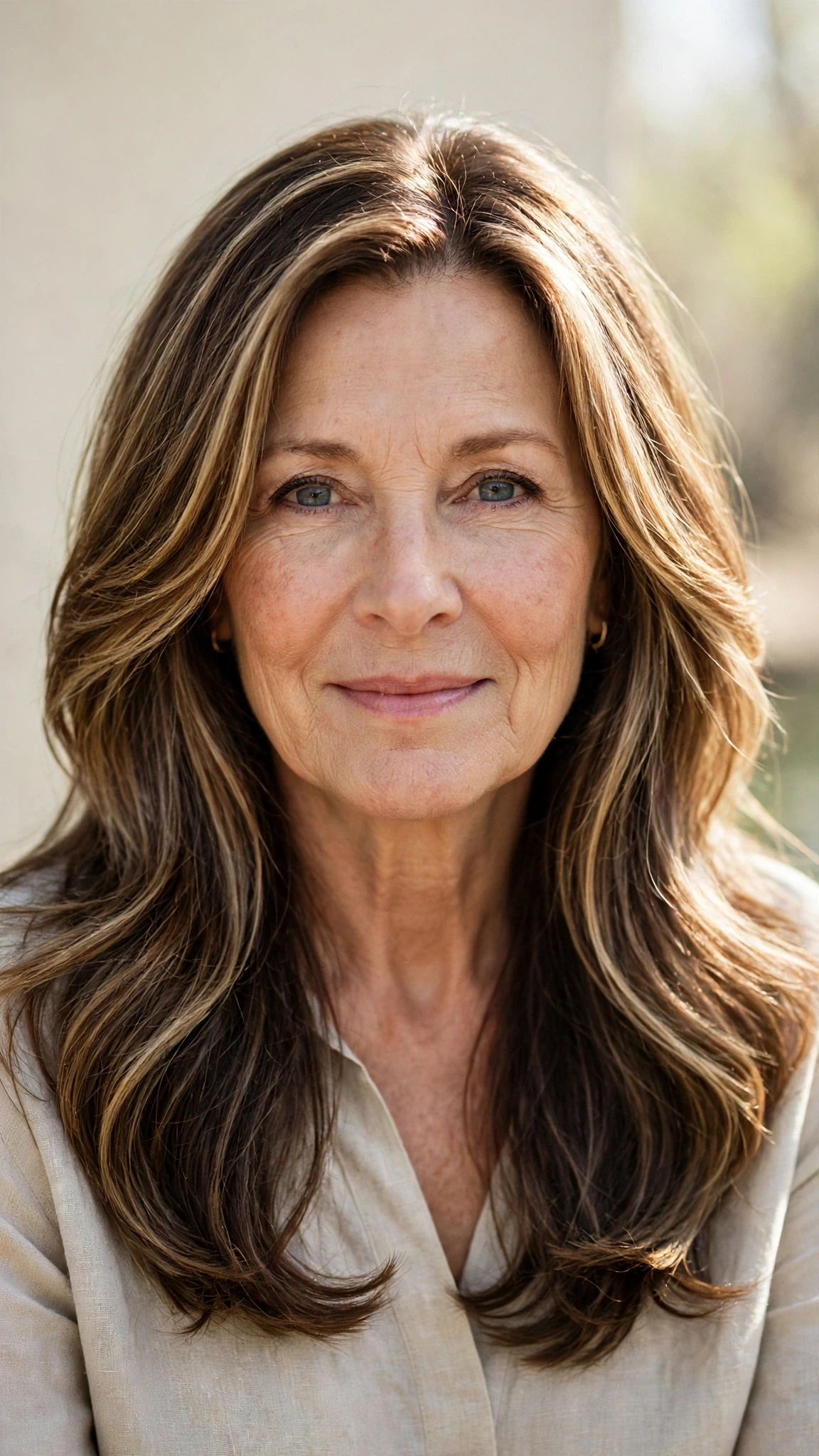38 Sun kissed highlights for women over 60 with long hair and natural shine That Are Chic, Fresh and Flattering 32 Sun Kissed Highlights With Long Hair And Natural Shine With Smooth Glossy Lengths, Face-Framing Layers And Sunlit Dimension