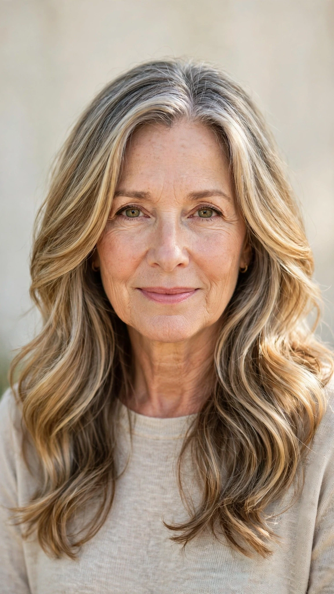 38 Sun kissed highlights for women over 60 with long hair and natural shine That Are Chic, Fresh and Flattering 37 Sun Kissed Highlights With Long Hair And Natural Shine With A Relaxed Lived-In Wave, Long Soft Layers And A Fresh Salon Shine