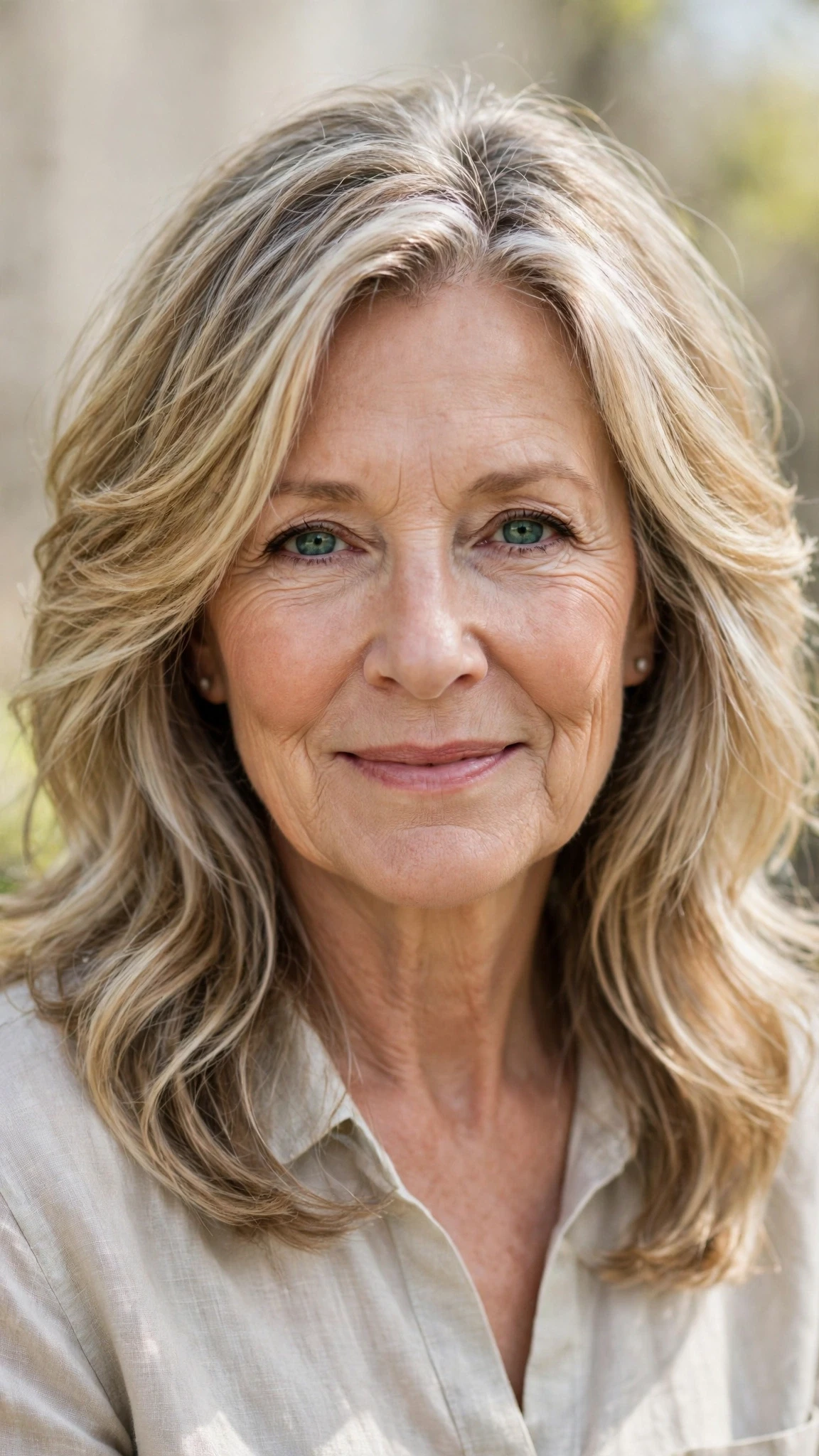 Sun Kissed Highlights Hairstyles For Easter With A Fresh Cut With A Relaxed Lived-In Wave, Long Soft Layers And Delicate Blonde Dimension