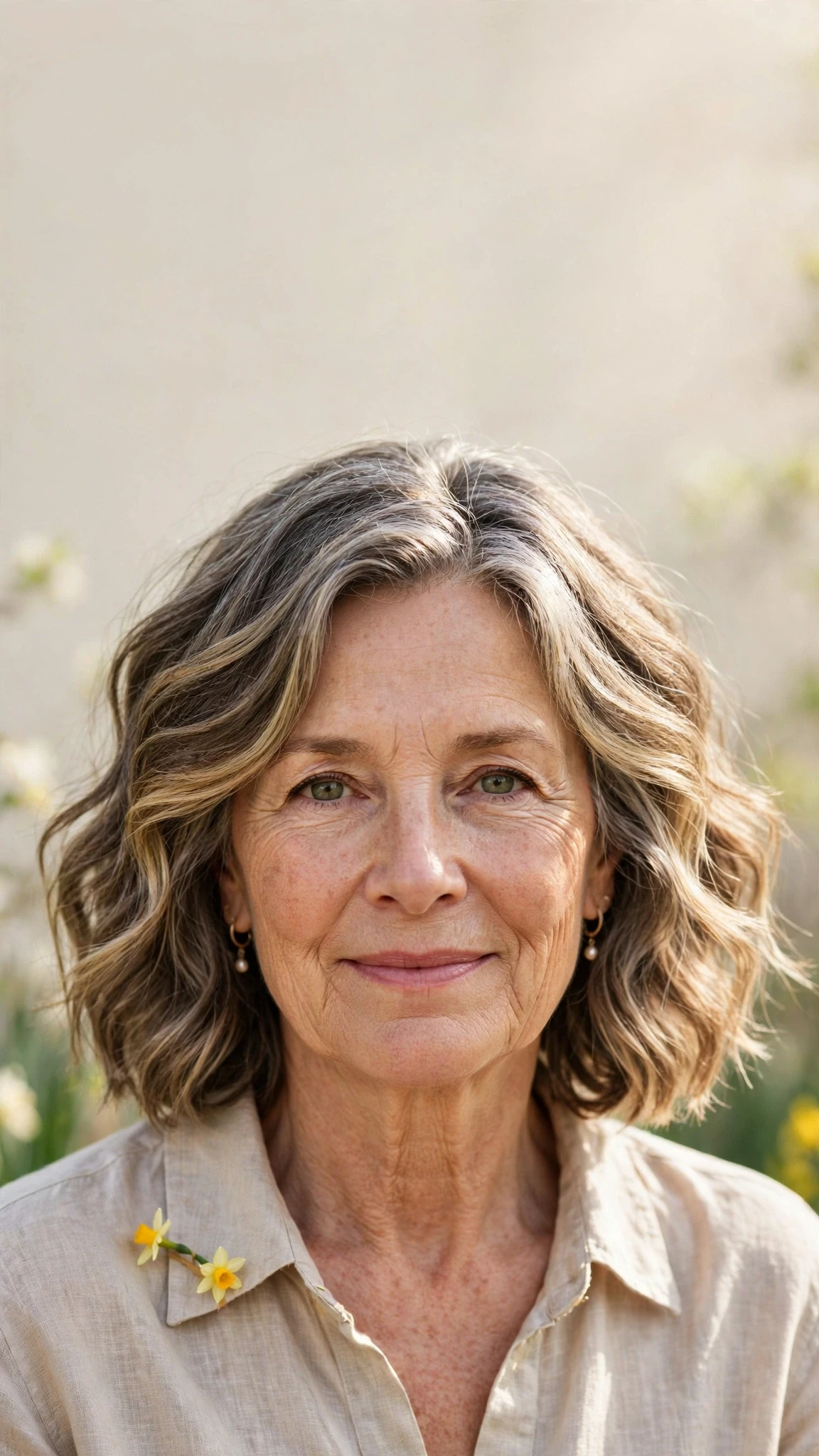 Sun Kissed Highlights Hairstyles For Easter With A Fresh Cut With A Relaxed Lived-In Wave, Blunt Ends With Soft Layers And Sunlit Dimension
