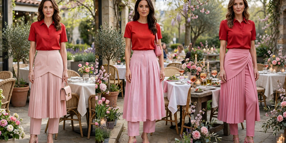 22 Tomato Red and Pink Outfits for Spring Dinners That Are Fresh, Chic and Easy to Wear