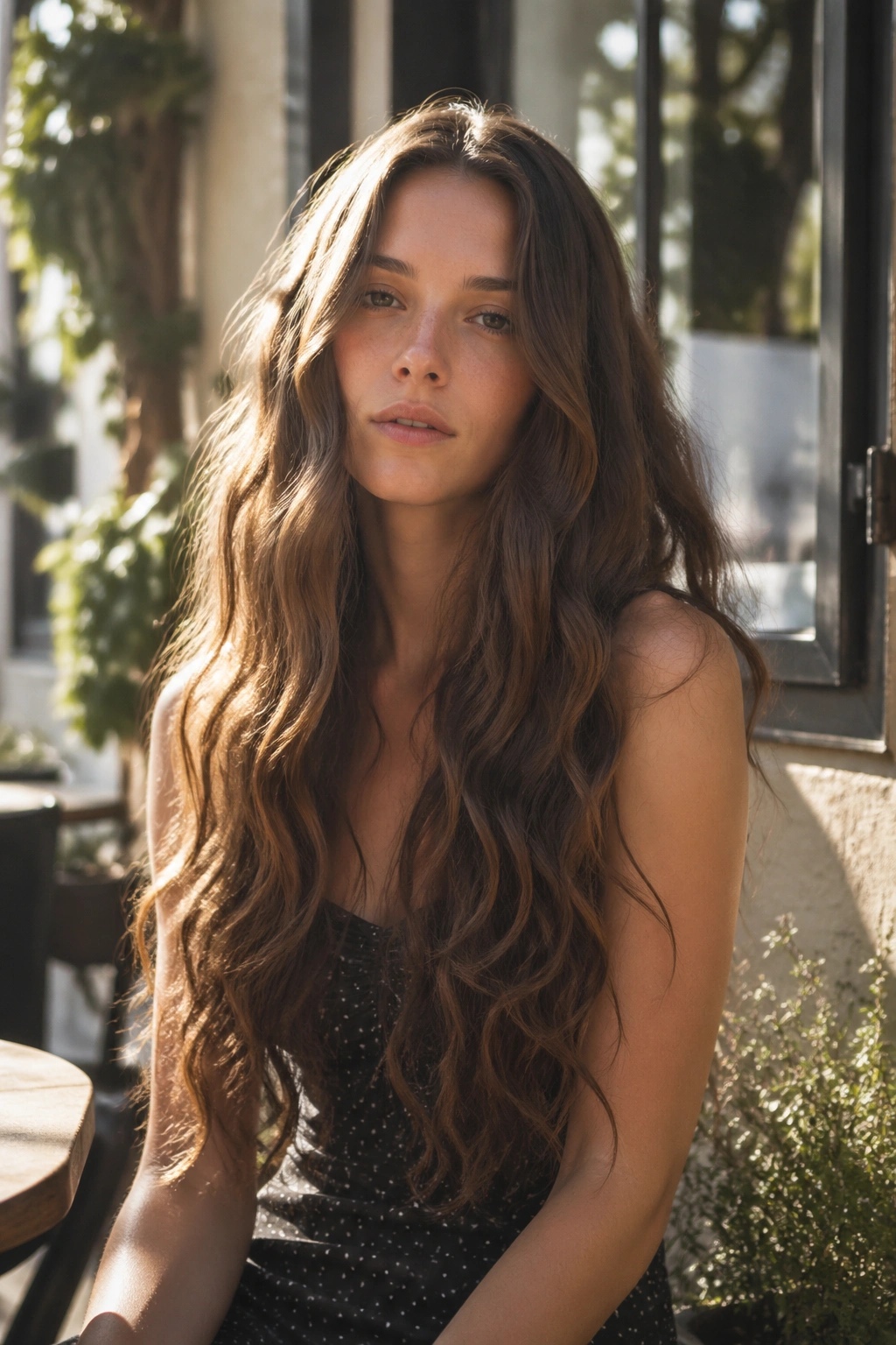 Weekend Air-Dried Hair With A Warm Coat