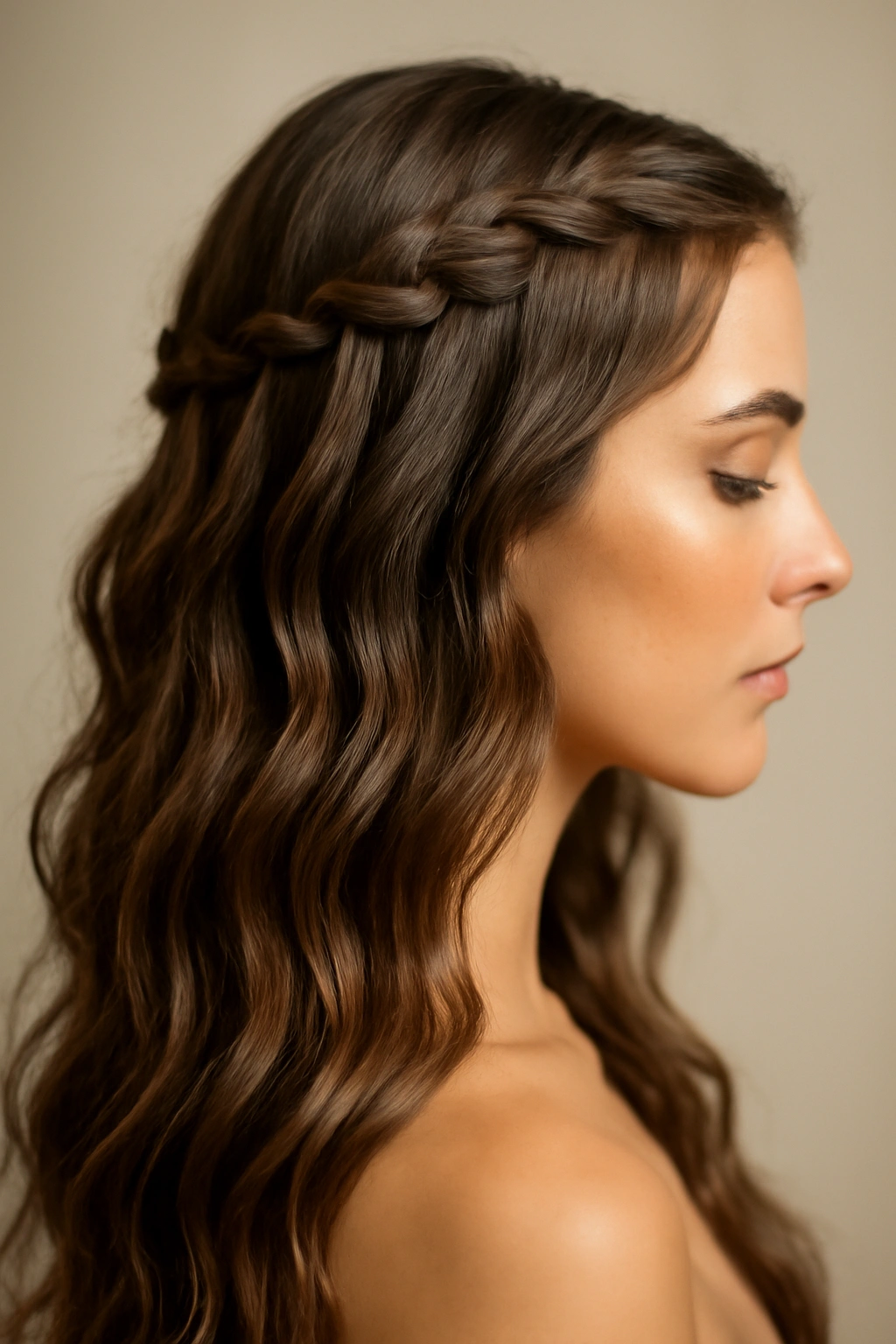 Weekend Braid Waves With A Warm Coat