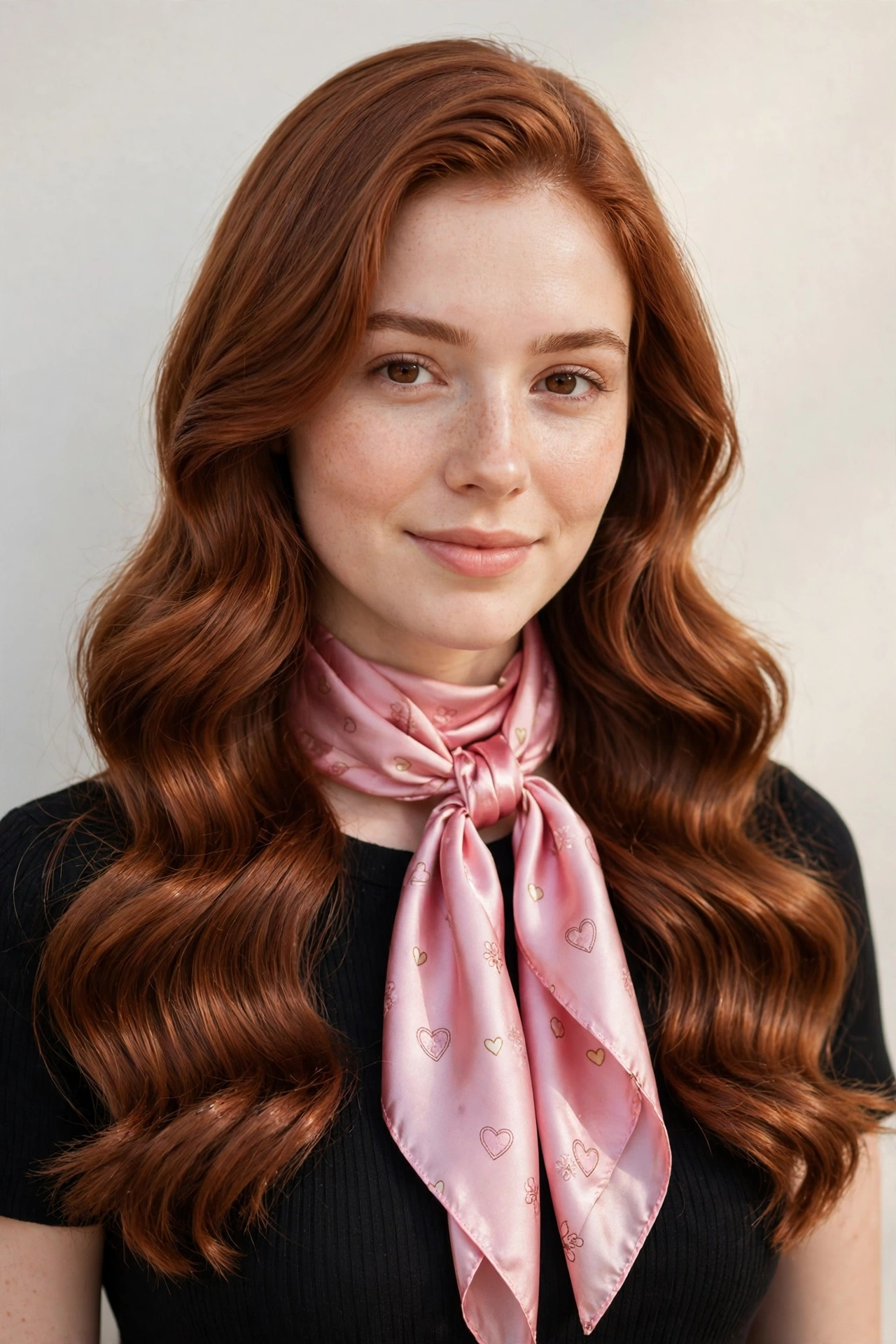 18 Valentine Date Night Hairstyles for Women in Their 20s with Glossy Waves That Are Romantic, Chic and Easy to Wear 9 Valentine Date Night Hairstyles with Glossy Waves in soft auburn with a glossy and neat finish