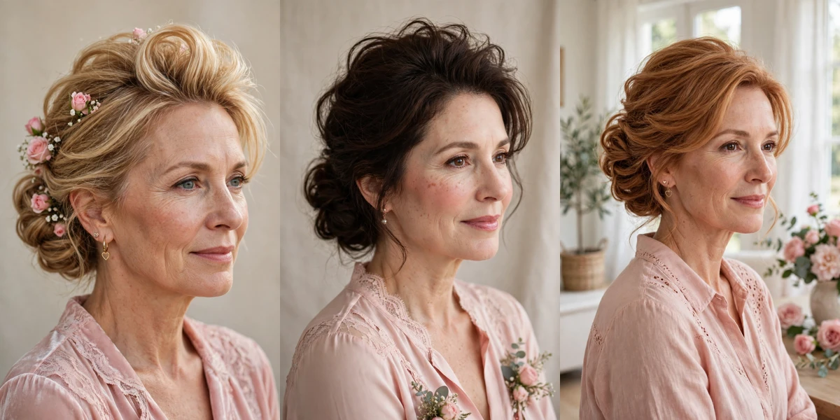 50 Valentine Updos for Women Over 40 with Fine Hair and Added Volume That Look Full and Lush