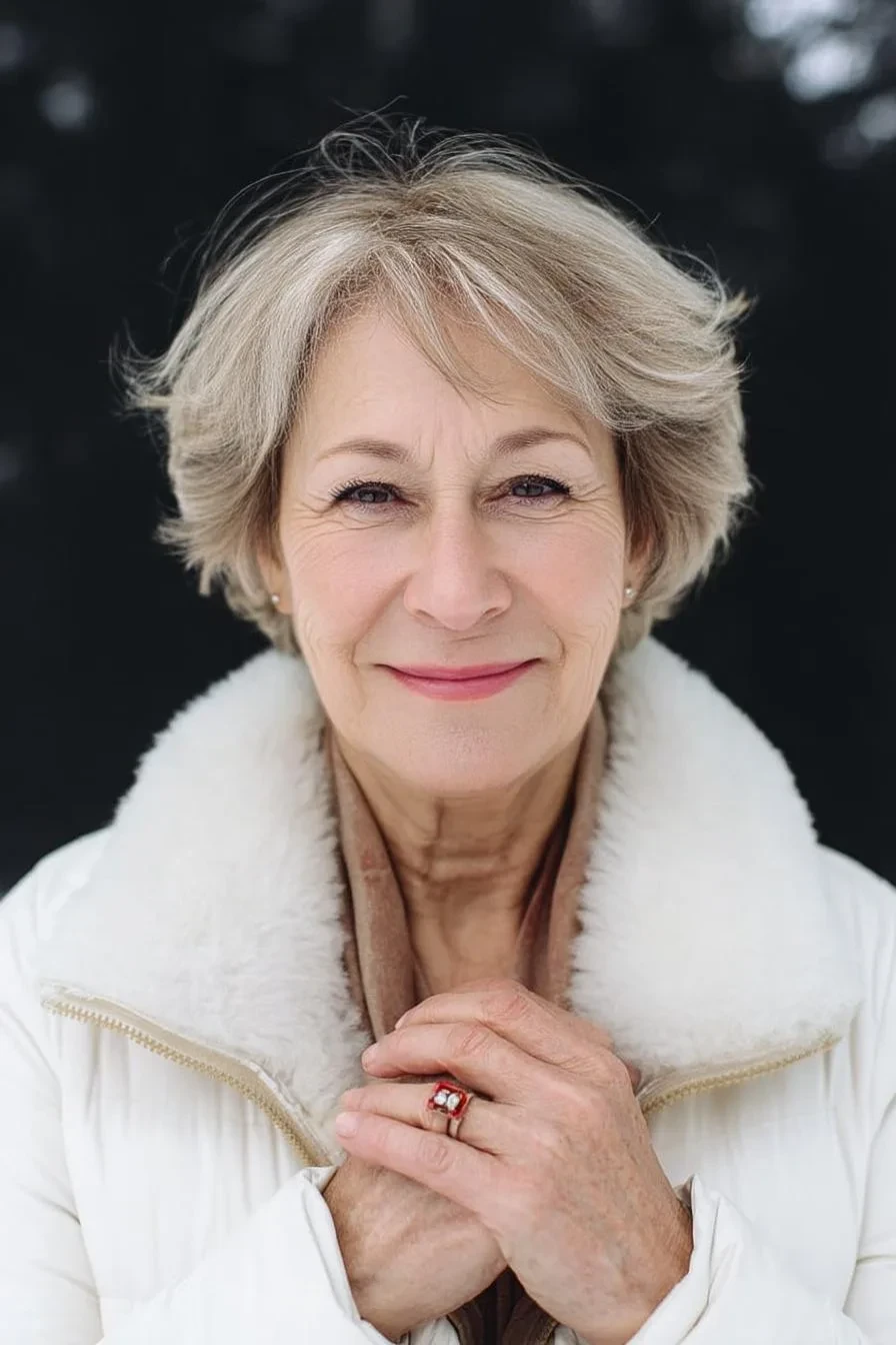 50 Voluminous Winter Blowout Hairstyles for Women Over 50 for Workdays That Are Chic, Polished and Easy to Wear 31 Voluminous Blowout for Winter Commutes