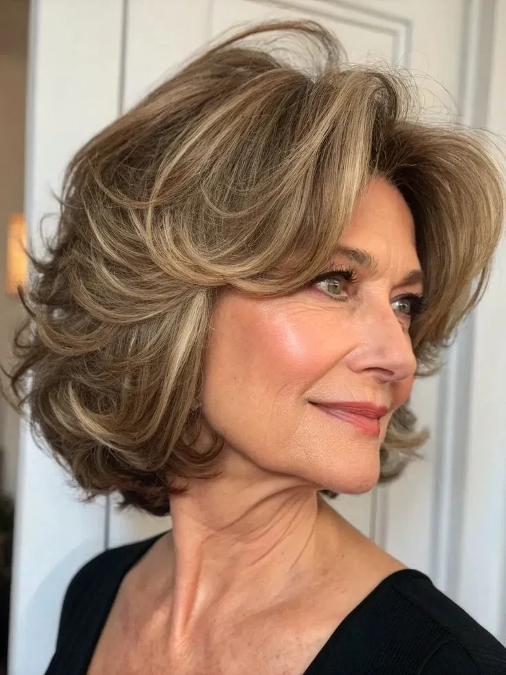 50 Voluminous Winter Blowout Hairstyles for Women Over 50 for Workdays That Are Chic, Polished and Easy to Wear 37 Voluminous Blowout for Short Hair Workdays