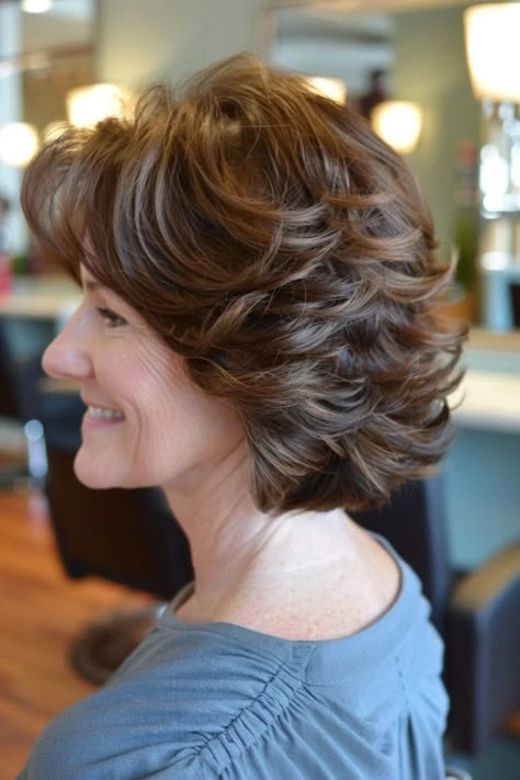 50 Voluminous Winter Blowout Hairstyles for Women Over 50 for Workdays That Are Chic, Polished and Easy to Wear 42 Voluminous Blowout With a Side-Swept Front