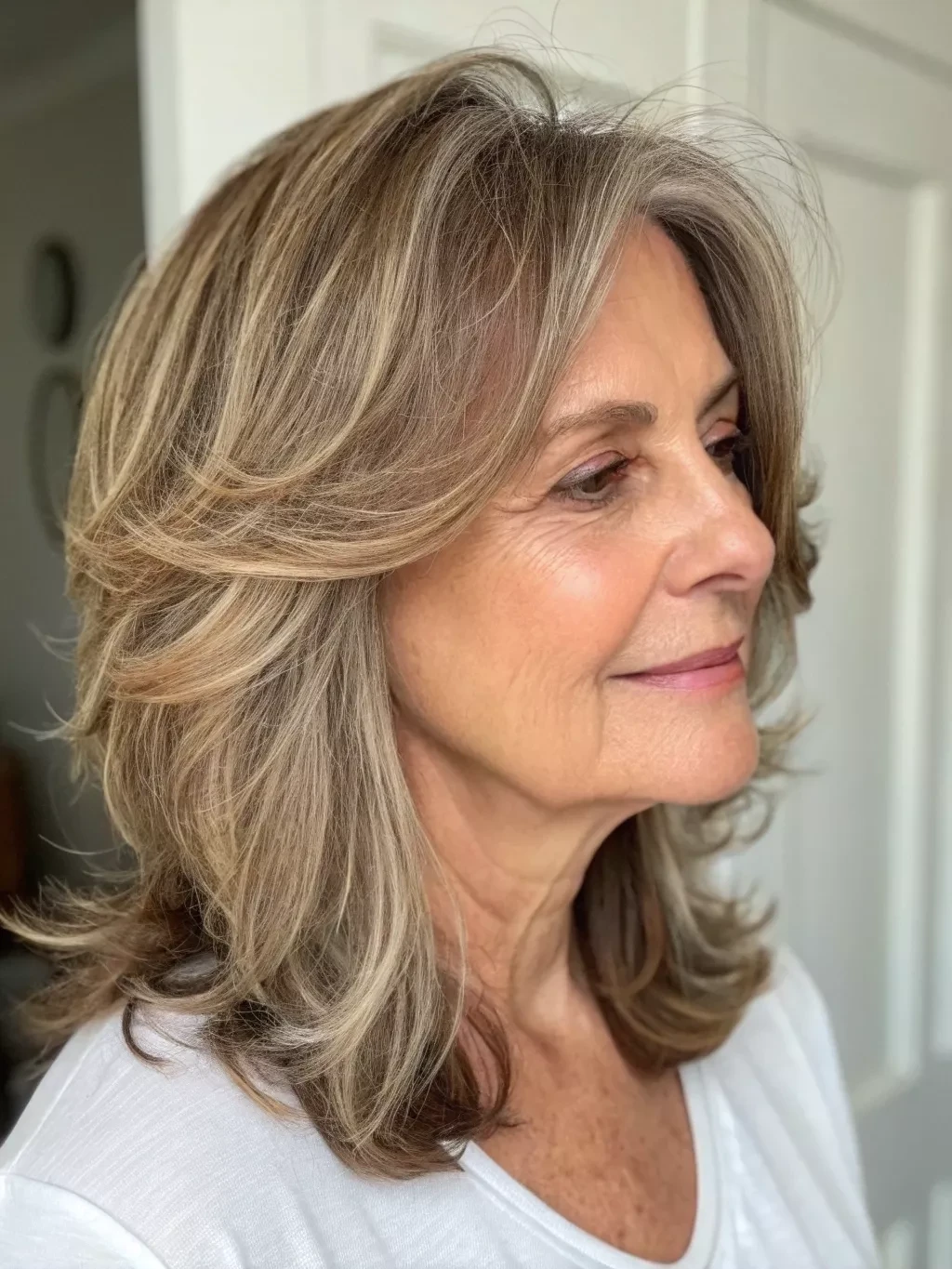 50 Voluminous Winter Blowout Hairstyles for Women Over 50 for Workdays That Are Chic, Polished and Easy to Wear 46 Voluminous Blowout With Layers Starting at the Chin