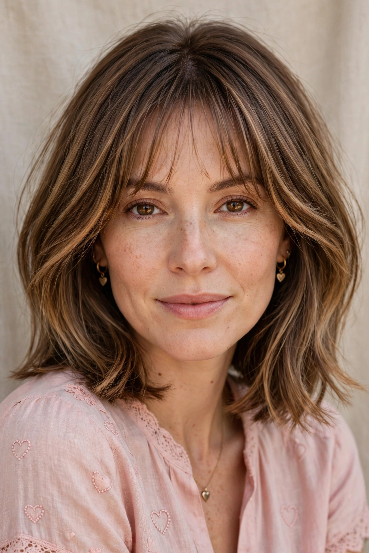 33 Whisper Fringe Hairstyles for a Bob with a Fresh Face Framing Effect That Flatter Every Angle 34 whisper fringe with a French bob in caramel balayage with fresh face framing