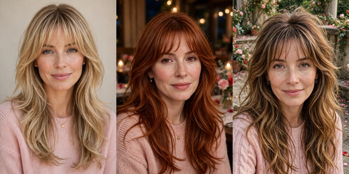 38 Whisper Fringe Hairstyles for Long Hair with Soft Layered Ends That Feel Light and Romantic