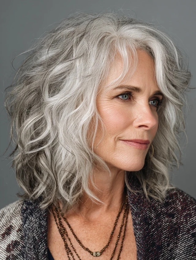 Soft Curls, Shoulder Length
