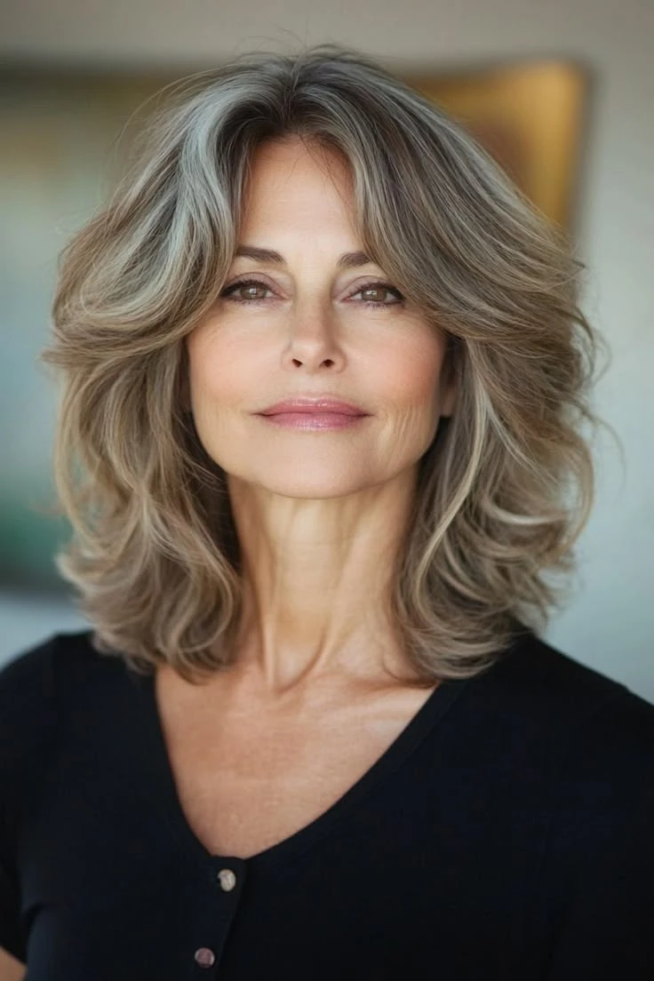 Soft Curls With Face-Framing Layers