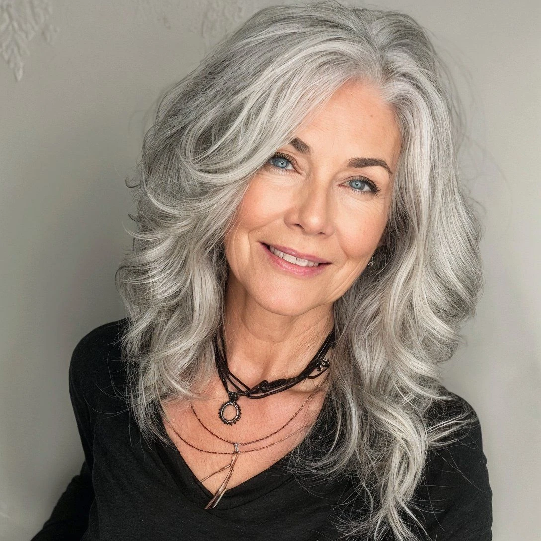 Silver Soft Curls