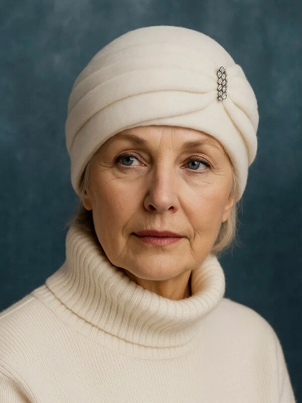 33 Winter Chignon Hairstyles for Women Over 70 with Grey Hair and Gentle Volume - Idea 21