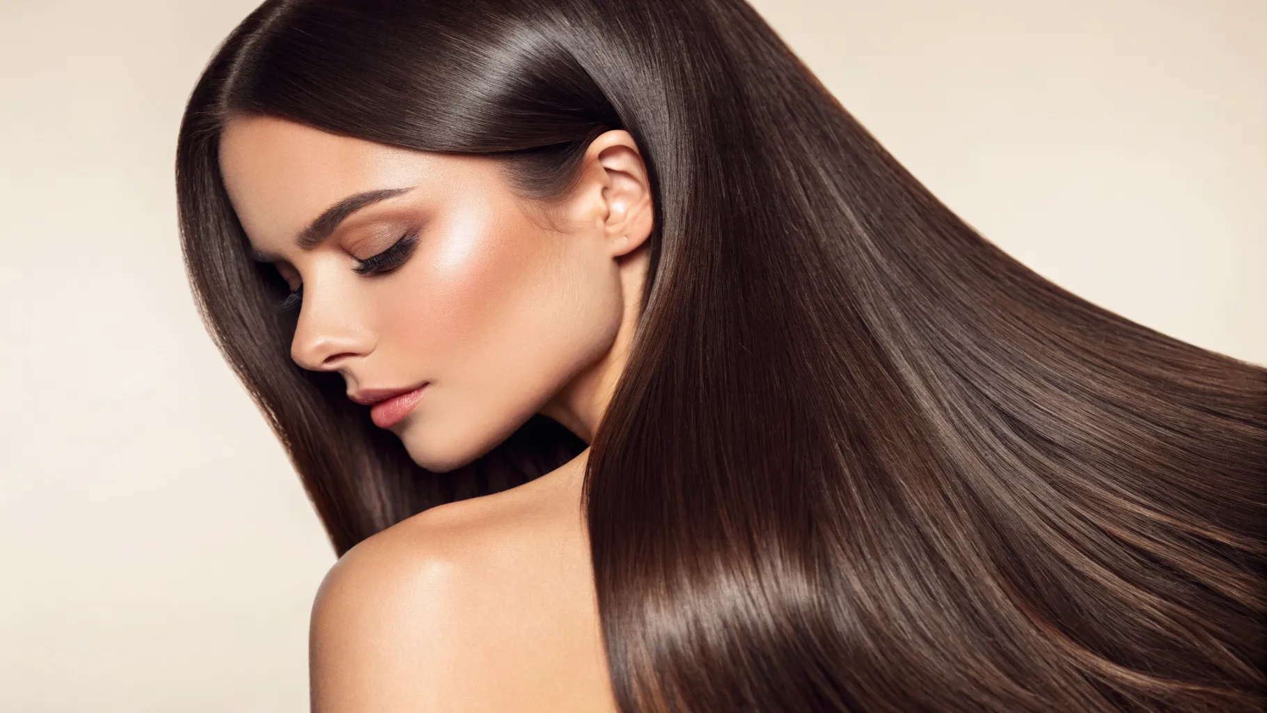 20 Winter Glass Hair Hairstyles For Women In Their 30s With A Deep Conditioning Routine That Are Sleek, Shiny and Polished 6 Deep-Conditioned Glass Hair With A Sealing Serum
