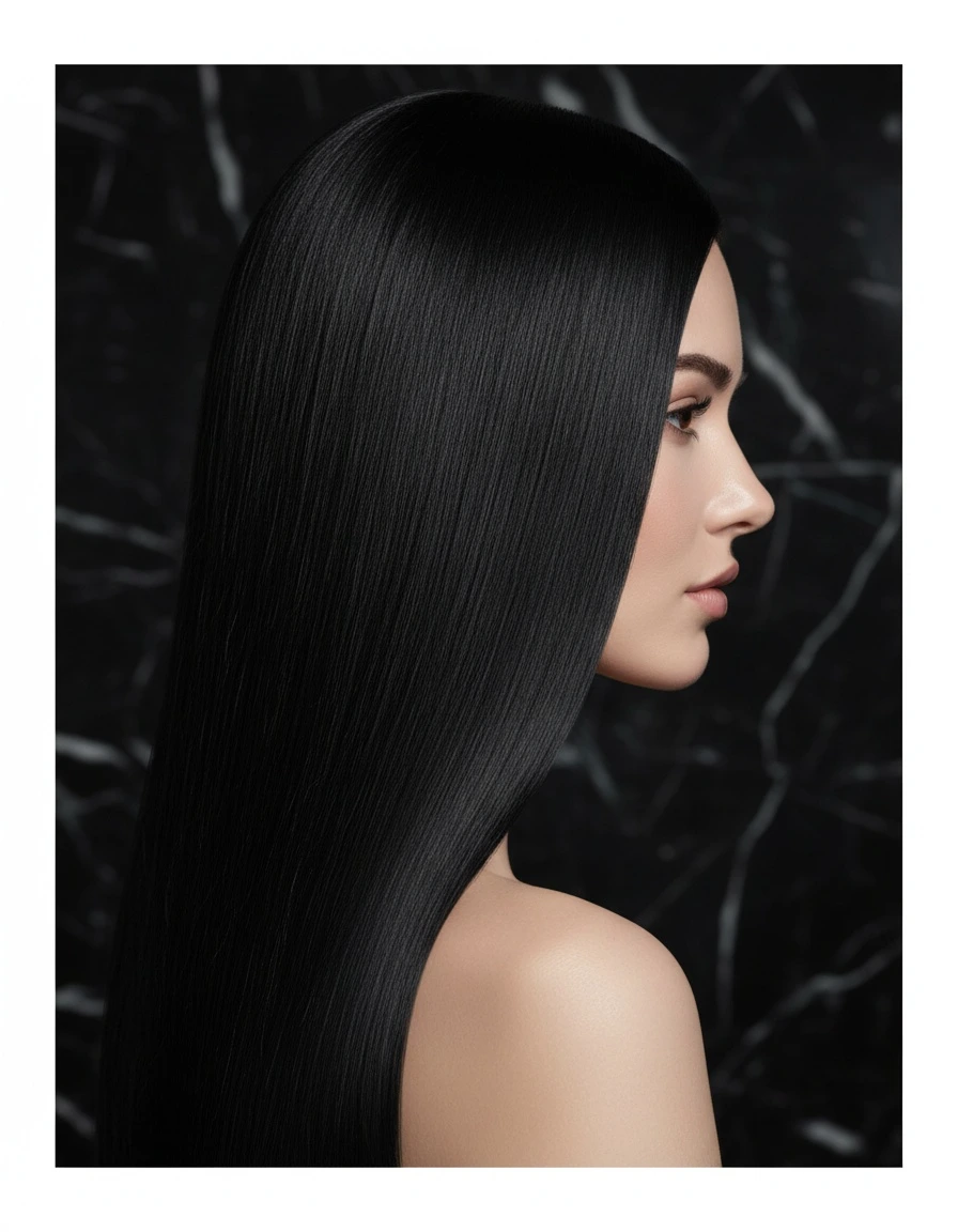 33 Winter Glass Hair Hairstyles For Women In Their 30s With A Mirror Shine That Are Sleek, Shiny and Polished 15 Reflective Sleek Lengths With A Salon Gloss