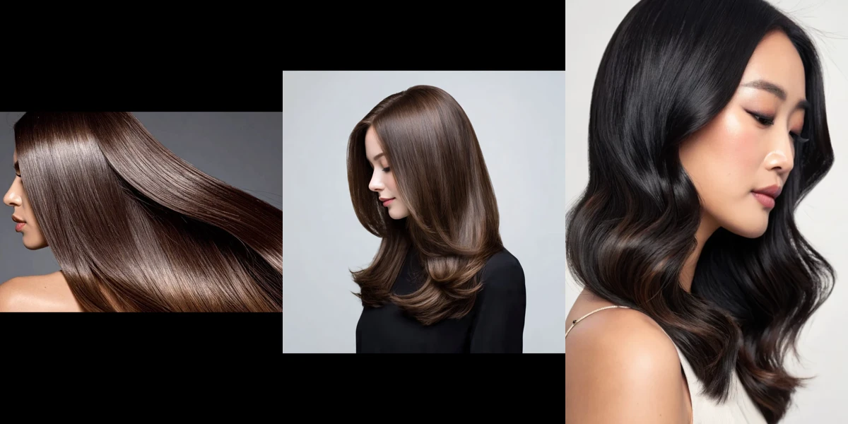 33 Winter Glass Hair Hairstyles For Women In Their 30s With A Mirror Shine That Are Sleek, Shiny and Polished