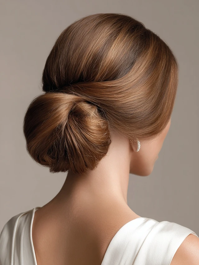 Relaxed Low Bun With An Effortless Finish