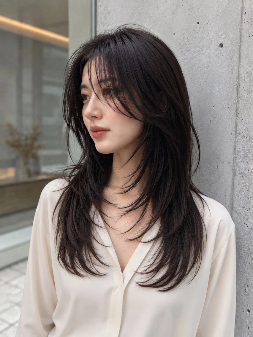 Airy Layered Texture With Soft Separation