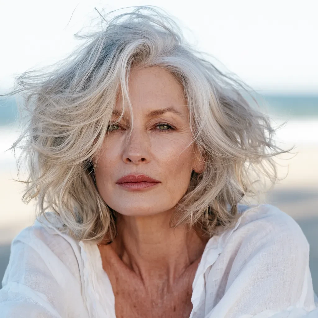 Effortless Beach Bends in Sandy Blonde