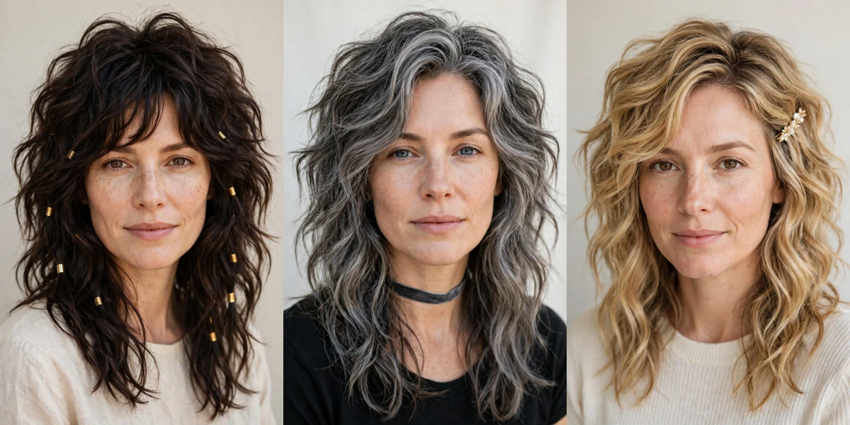 20 Wolf Cut Hairstyles for Wavy Hair with Textured Ends That Are Fresh, Chic and Easy to Wear