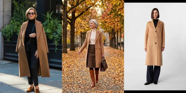 40 Camel Wool Coat Outfits for Women Over 40 for Office Days in Winter That Are Polished, Warm and Effortless