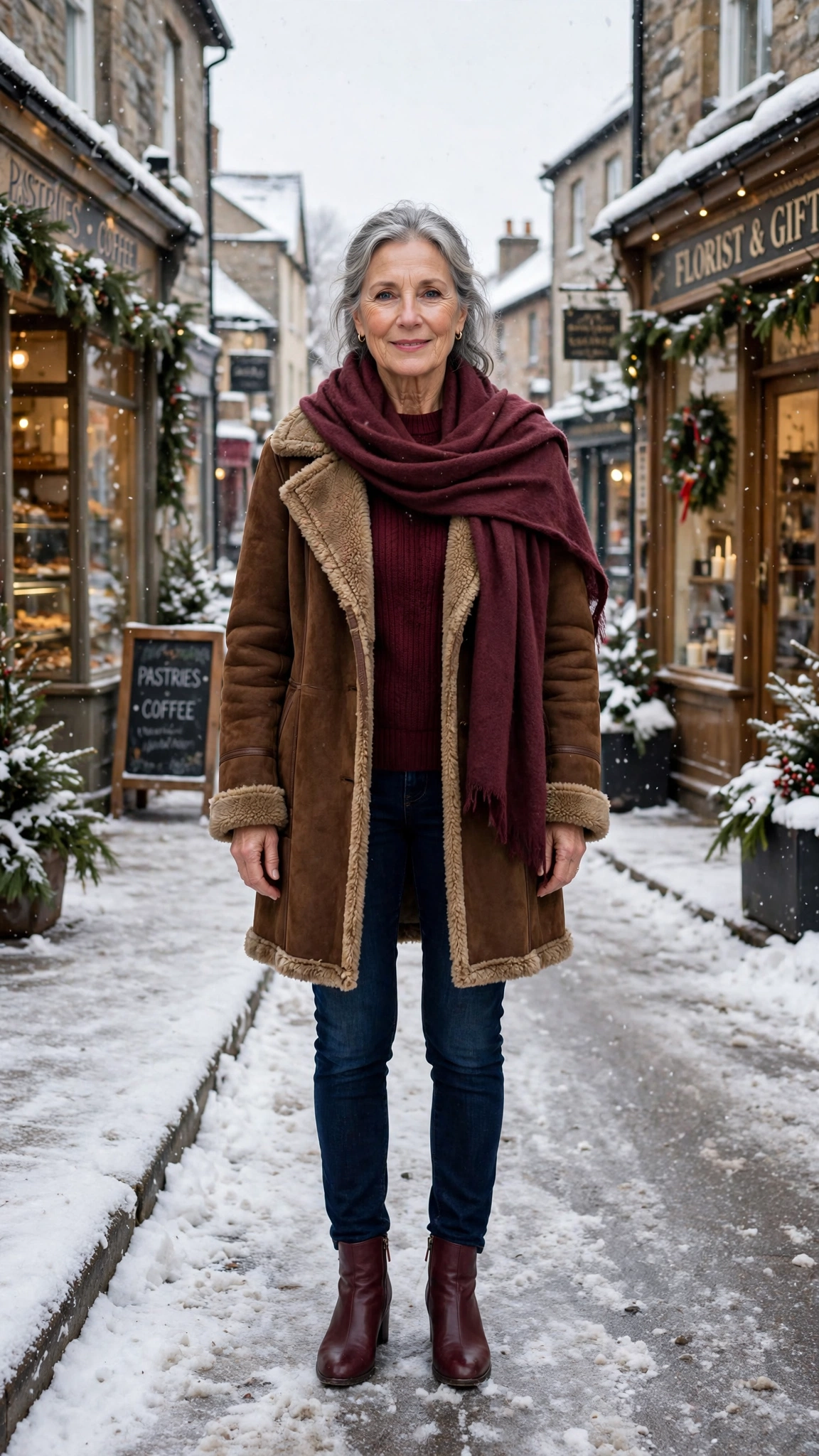 33 Women over 60 brown shearling coat outfits for weekend errands That Are Chic, Warm and Elegant 18 33 Women over 60 brown shearling coat outfits for weekend errands That Are Chic, Warm and Elegant - idea 17