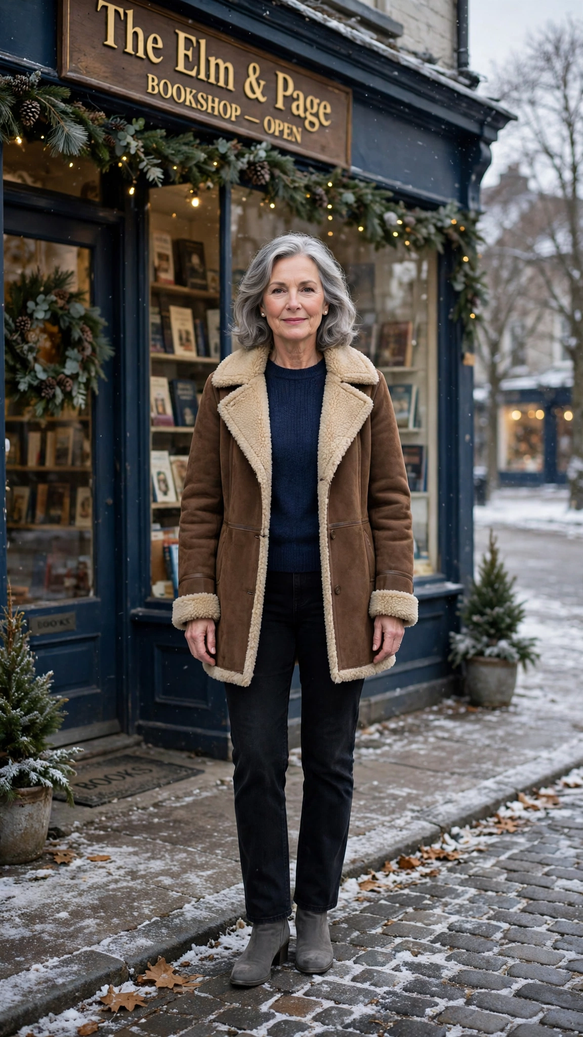 33 Women over 60 brown shearling coat outfits for weekend errands That Are Chic, Warm and Elegant 19 33 Women over 60 brown shearling coat outfits for weekend errands That Are Chic, Warm and Elegant - idea 18