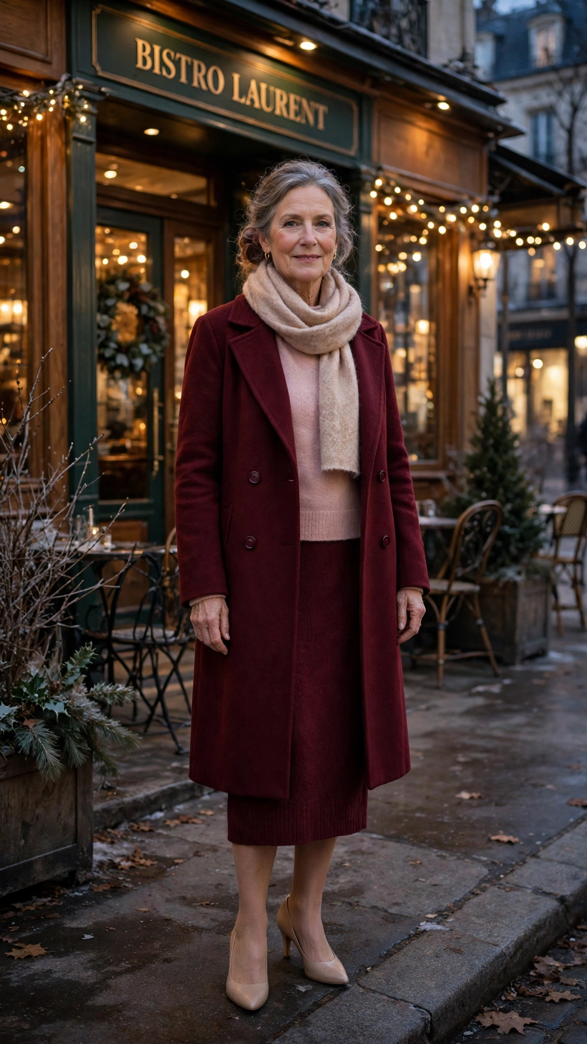 33 Women over 60 burgundy knit dress outfits for winter dinners That Are Chic, Warm and Elegant 21 33 Women over 60 burgundy knit dress outfits for winter dinners That Are Chic, Warm and Elegant - idea 20