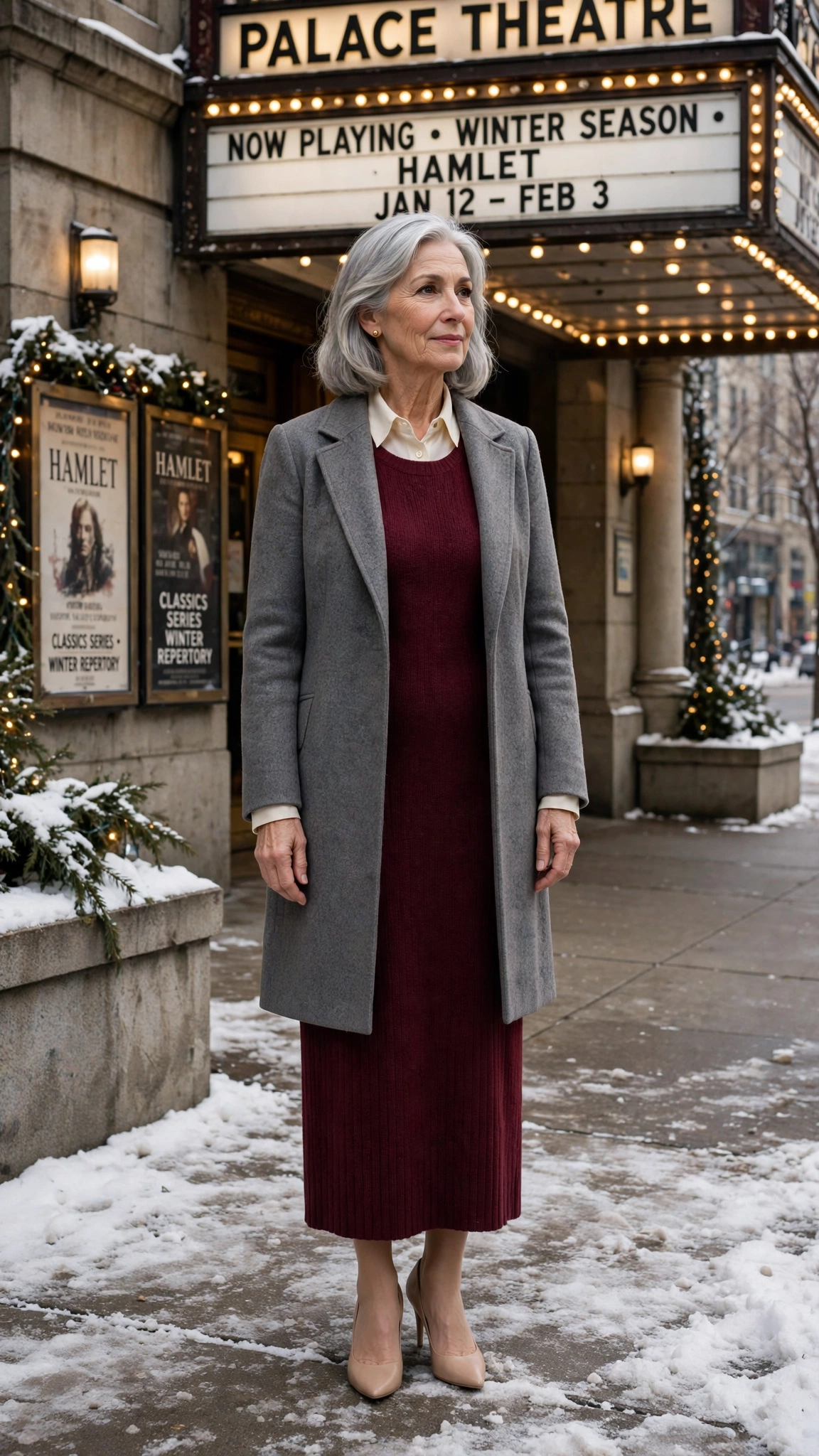 33 Women over 60 burgundy knit dress outfits for winter dinners That Are Chic, Warm and Elegant 24 33 Women over 60 burgundy knit dress outfits for winter dinners That Are Chic, Warm and Elegant - idea 23
