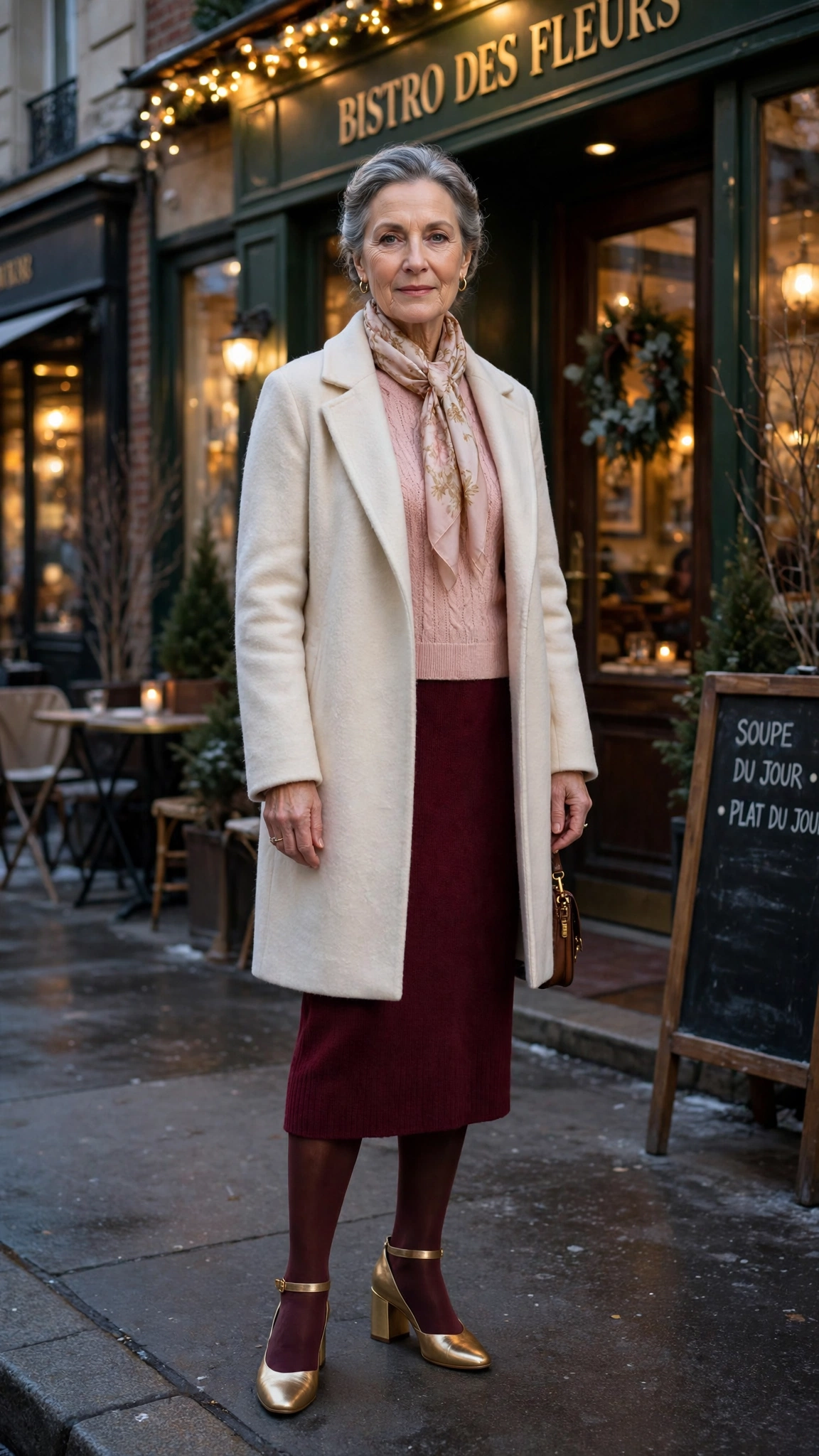 33 Women over 60 burgundy knit dress outfits for winter dinners That Are Chic, Warm and Elegant 33 33 Women over 60 burgundy knit dress outfits for winter dinners That Are Chic, Warm and Elegant - idea 32