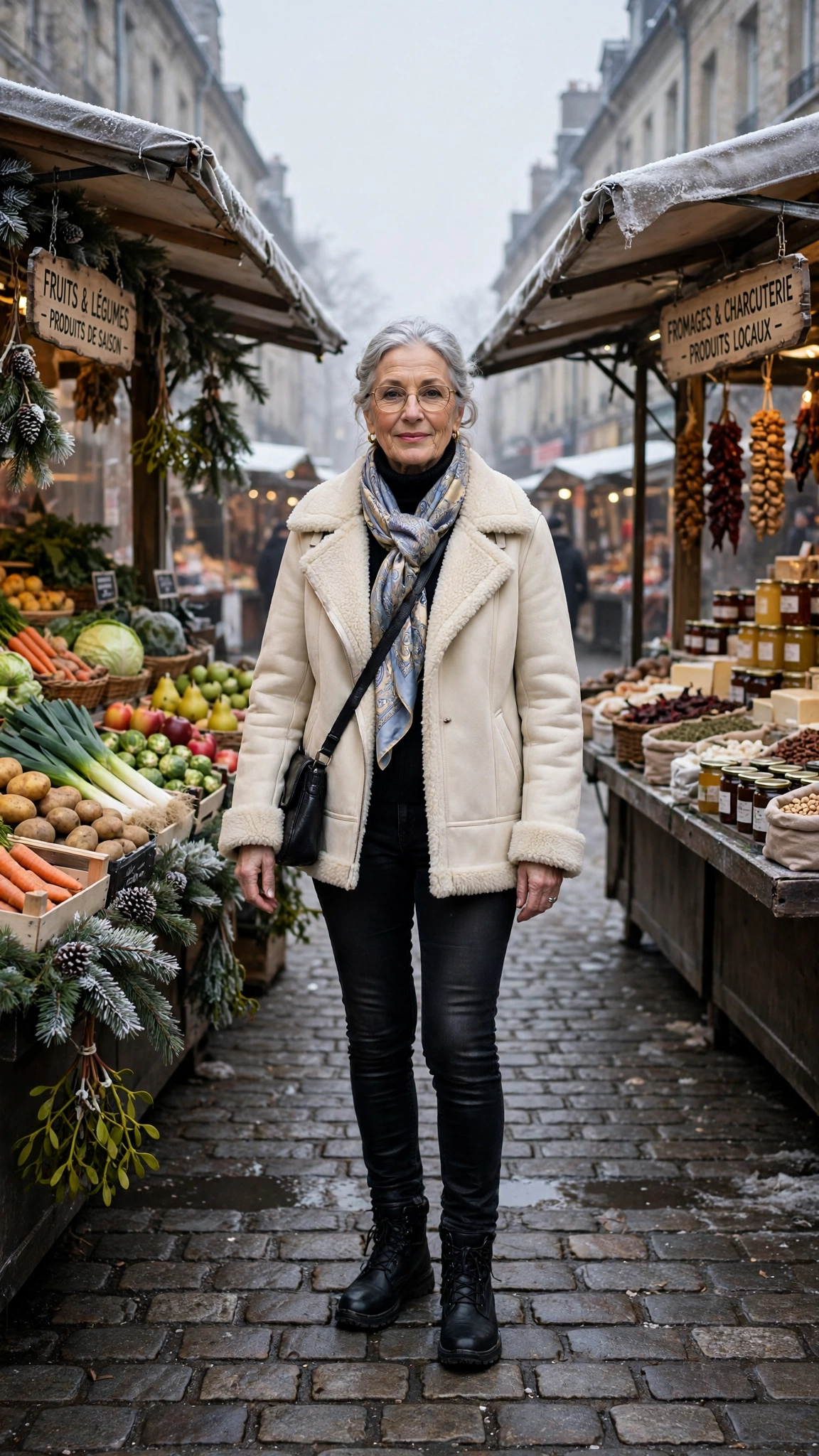 20 Women over 60 shearling lined jacket outfits for outdoor markets That Are Chic, Warm and Elegant 3 20 Women over 60 shearling lined jacket outfits for outdoor markets That Are Chic, Warm and Elegant - idea 2